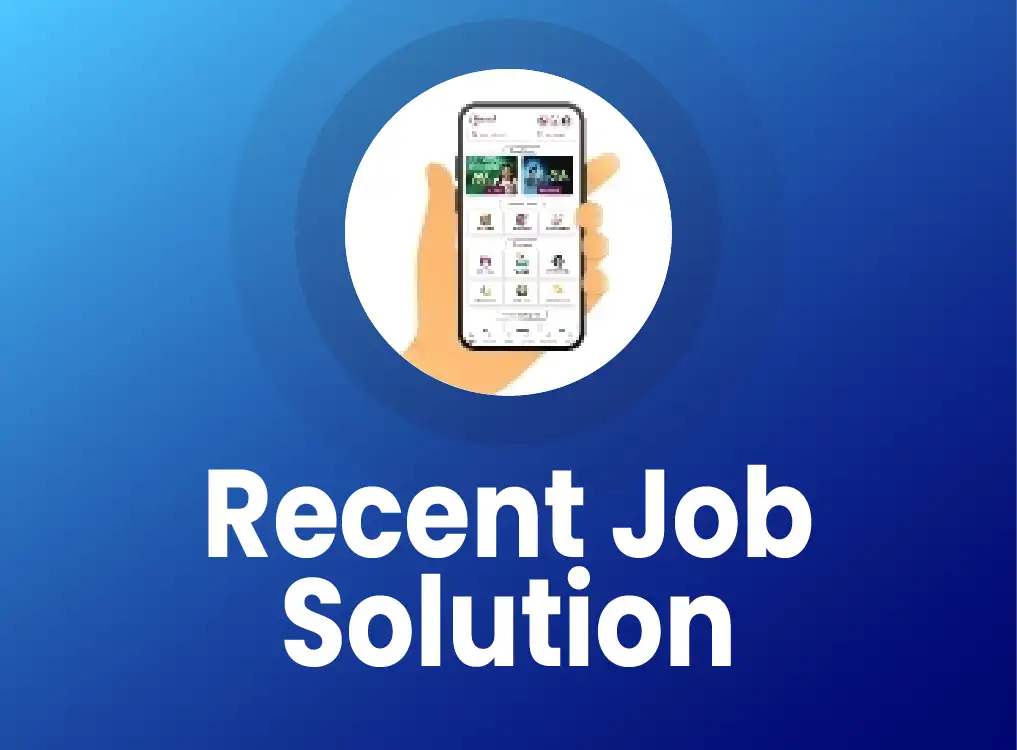 Recent Job Solution Banner