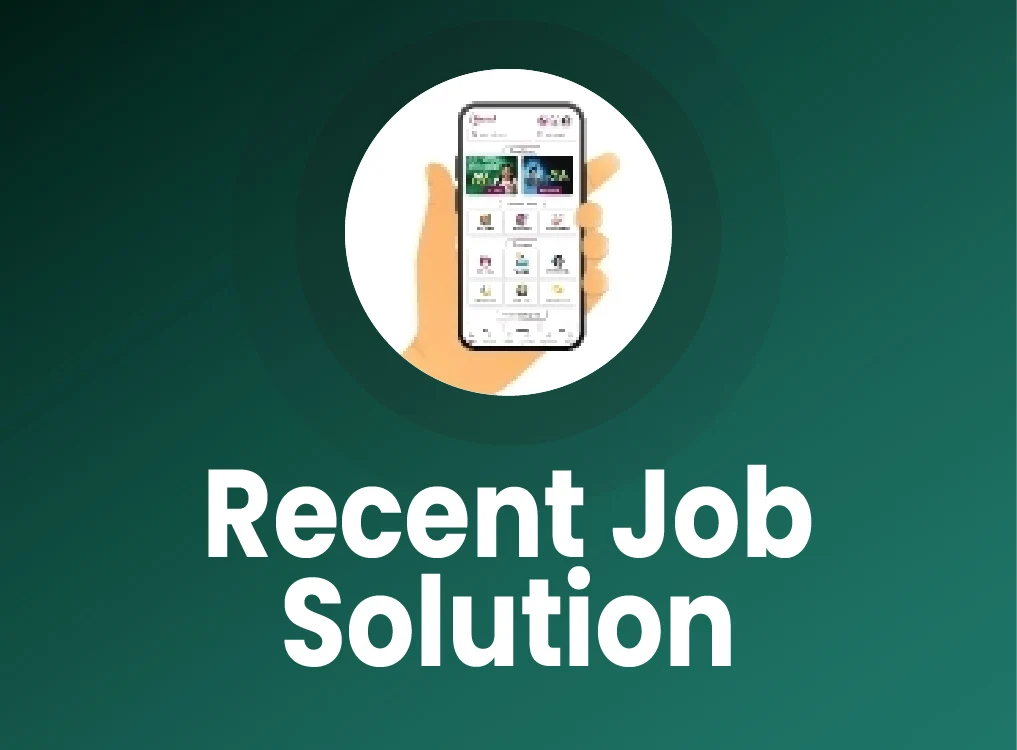 Recent Job Solution Banner