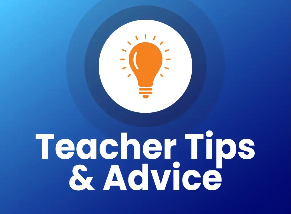 Teachers Tips & Advice Banner