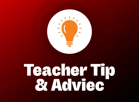 Teachers Tips & Advice Banner
