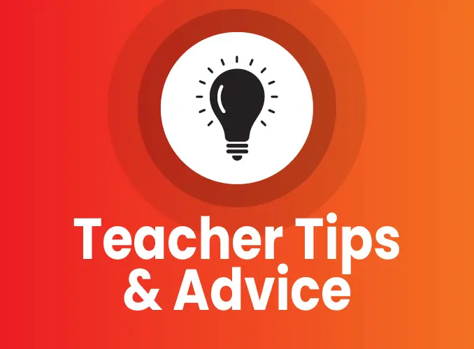 Teachers Tips & Advice Banner