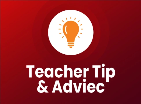 Teachers Tips & Advice Banner